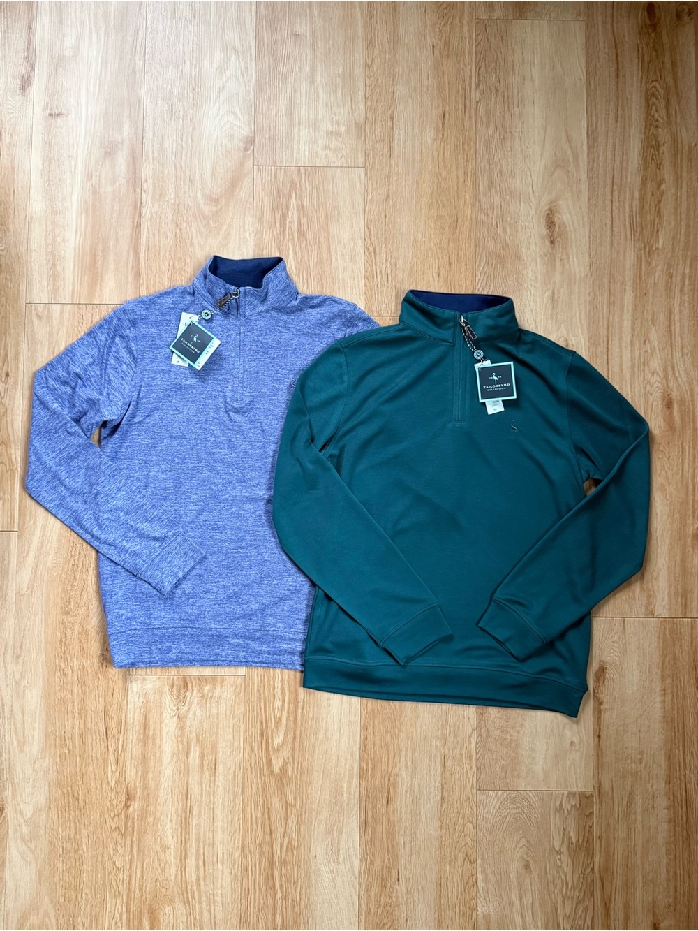TAILORBYRD Lot Golf Quarter Zips (1/4 Zips) Lightweight Boys Youth Large 14/16